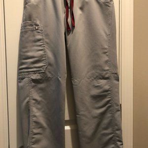 Figs Kade Cargo Scrub Pants in Cement | Size X-Small Petite